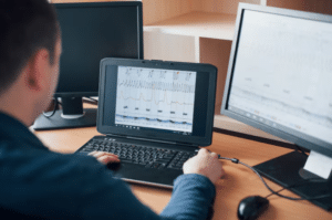 Financial misconduct polygraph examination process