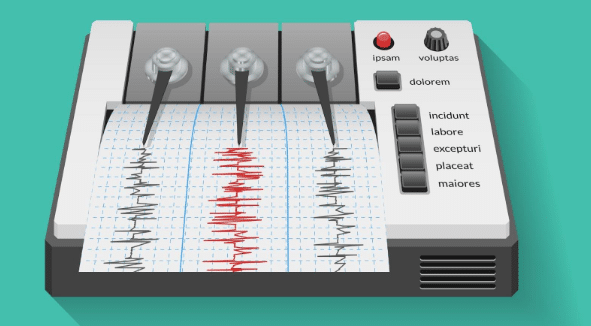 Lie detector test measurements